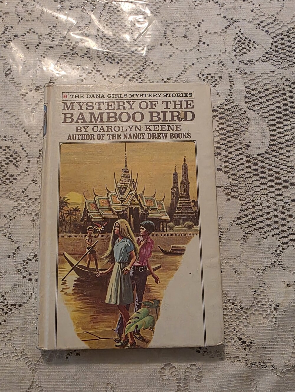 Dana Girls Mystery Stories Mystery of the Bamboo Bird Keene HC illus 1973